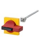 SIEMENS - Türantrieb 8UC7 Handhabe rot/blaugrün Basic Sichtblende gelb