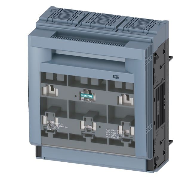 SIEMENS - SENTRON, Sicherungslasttrennschalter 3NP1, 3-polig, NH3, 630 A