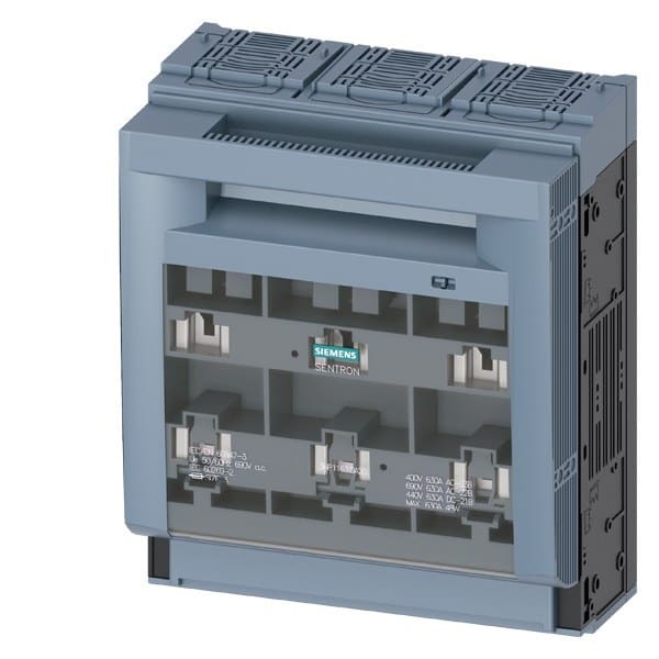 SIEMENS - SENTRON, Sicherungslasttrennschalter 3NP1, 3-polig, NH3, 630 A