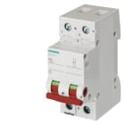 SIEMENS - Ein-Aus-Schalter 100A 2-polig, mit rotem Griff