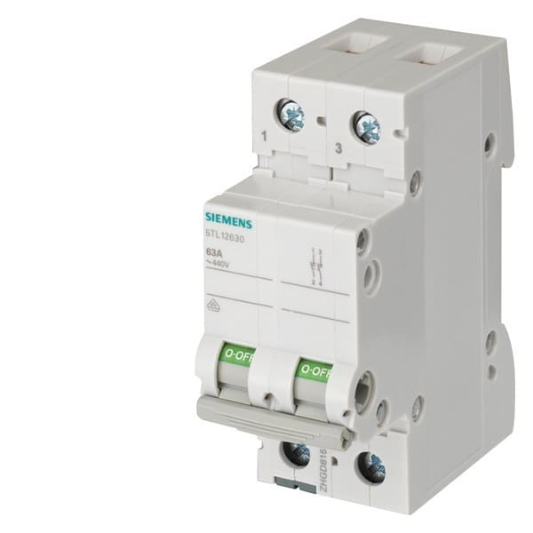 SIEMENS - Ein-Aus-Schalter 125A 2-polig