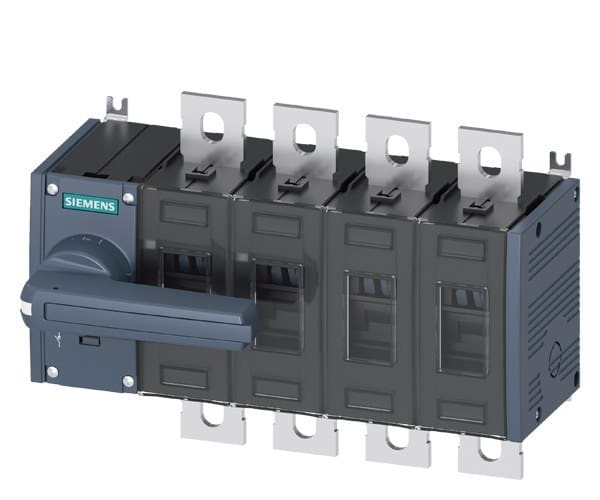SIEMENS - Lasttrennschalter 200A, Baugr. 3, 4-polig Frontantrieb links Komplettgerät