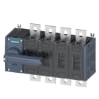 SIEMENS - Lasttrennschalter 500A, Baugr. 3, 4-polig Frontantrieb links Komplettgerät