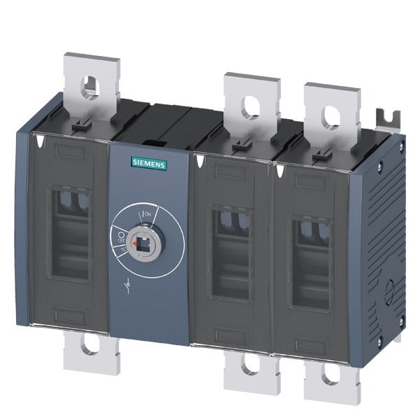 SIEMENS - Lasttrennschalter 800A, Baugr. 4, 3-polig Frontantrieb mittig Grundgerät