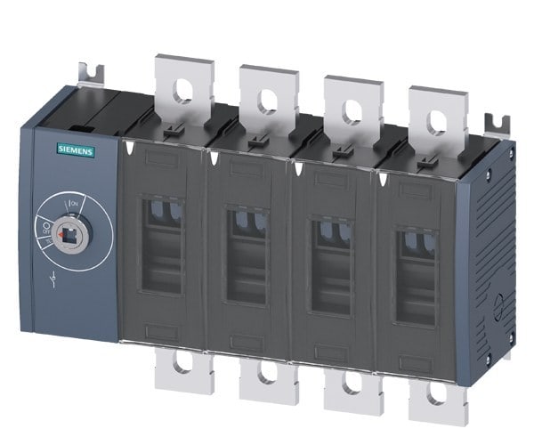 SIEMENS - Lasttrennschalter 800A, Baugr. 4, 4-polig Frontantrieb links Grundgerät