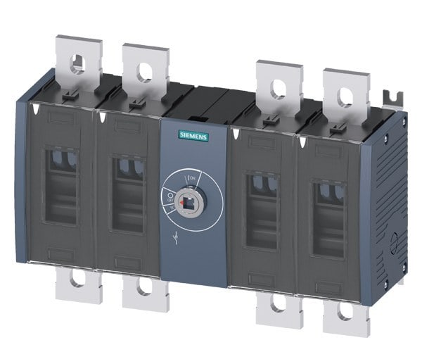 SIEMENS - Lasttrennschalter 800A, Baugr. 4, 4-polig Frontantrieb mittig Grundgerät