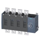 SIEMENS - Lasttrennschalter 1000A, Baugr. 4, 4-polig Seitenantrieb rechts Grundgerät