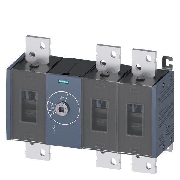 SIEMENS - Lasttrennschalter 1000A, Baugr. 5, 3-polig Frontantrieb mittig Grundgerät