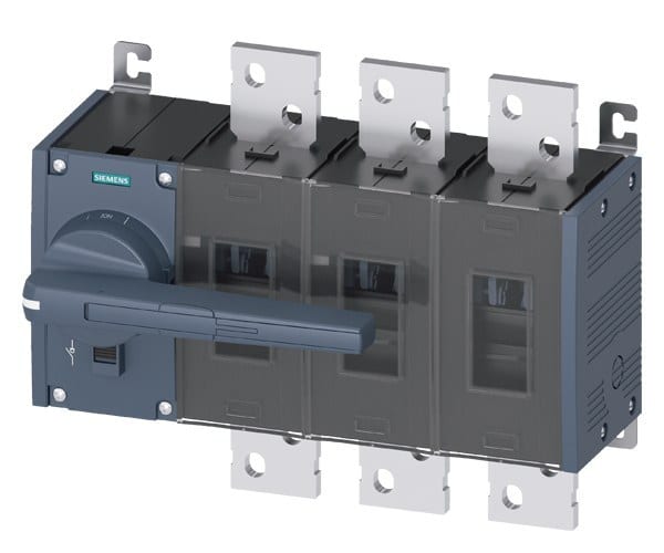 SIEMENS - Lasttrennschalter 1250A, Baugr. 5, 3-polig Frontantrieb links Komplettgerät