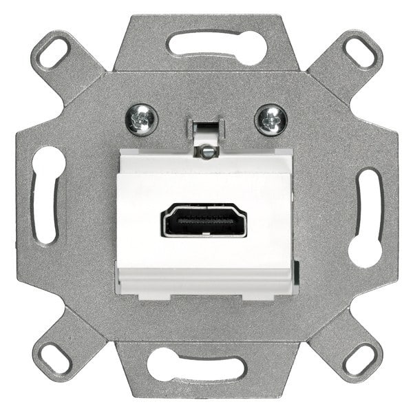SIEMENS - DELTA HDMI-Anschlussdose Schraubklemmen weiß