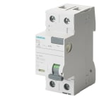 SIEMENS - FI-Schutzschalter, 2-polig, Typ A, selektiv, In: 40 A, 300 mA, Un AC: 230 V