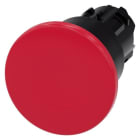 SIEMENS - Pilzdrucktaster, 22mm, rund, Kunststoff, rot