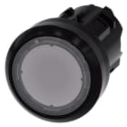 SIEMENS - Drucktaster, beleuchtet, 22mm, rund, Kunststoff, klar, Druckknopf