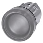 SIEMENS - Leuchtmelder, 22mm, rund, Metall, hochglanz, klar, Linse, glatt