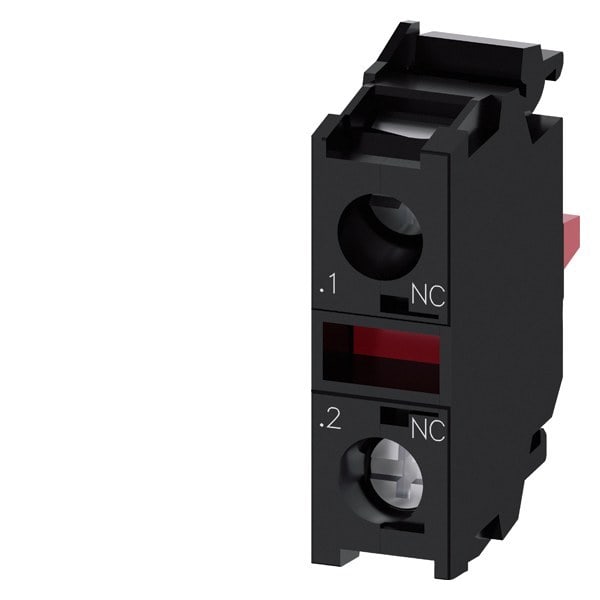 SIEMENS - Kontaktmodul mit 1 Schaltglied, 1Ö, vergoldete Kontakte, Schraubanschluss