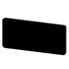 SIEMENS - Bezeichnungsschild 12,5x27mm, Schild schwarz, ohne Aufschrift