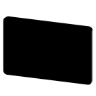 SIEMENS - Bezeichnungsschild 17,5x27mm, Schild schwarz, ohne Aufschrift