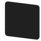 SIEMENS - Bezeichnungsschild 27x27mm, Schild schwarz, ohne Aufschrift