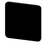 SIEMENS - Bezeichnungsschild 22x22mm, Schild schwarz, ohne Aufschrift