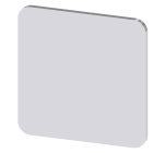 SIEMENS - Bezeichnungsschild 22x22mm, Schild silber, ohne Aufschrift