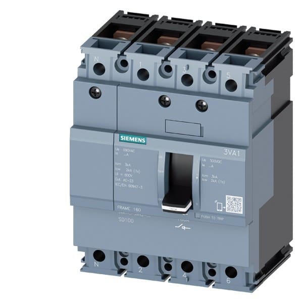 SIEMENS - Lasttrennschalter, IEC, Frame 160, 63 A, 4-polig, Schraubenflachanschluss