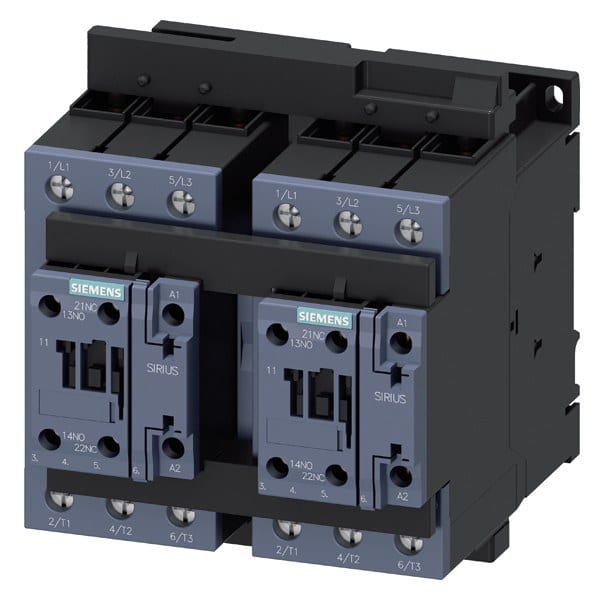 SIEMENS - Wendekombination AC-3, 18,5kW/400V, AC 110V 50Hz/120V 60Hz, 2S integr.