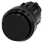 SIEMENS - Drucktaster, 22mm, rund, Kunststoff, schwarz, Druckknopf