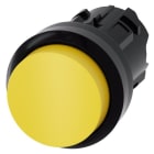 SIEMENS - Drucktaster, 22mm, rund, Kunststoff, gelb, Druckknopf