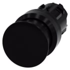 SIEMENS - Pilzdrucktaster, 22mm, rund, Kunststoff, schwarz, 30mm