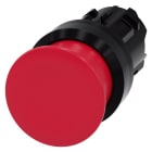 SIEMENS - Pilzdrucktaster, 22mm, rund, Kunststoff, rot, 30mm