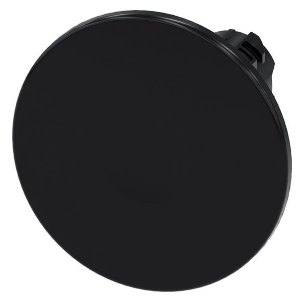 SIEMENS - Pilzdrucktaster, 22mm, rund, Kunststoff, schwarz, 60mm