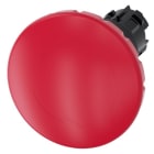 SIEMENS - Not-Halt-Pilzdrucktaster, 22mm, rund, Kunststoff, rot, 60mm, Drehentriegelung