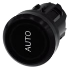 SIEMENS - Drucktaster, mit Leuchtdrucktasteraufbau, 22mm, rund, Kunststoff, schwarz