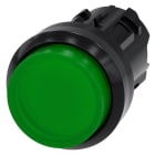 SIEMENS - Drucktaster, beleuchtet, 22mm, rund, Kunststoff, grün, Druckknopf