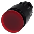 SIEMENS - Pilzdrucktaster, beleuchtet, 22mm, rund, Kunststoff, rot, 30mm