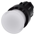 SIEMENS - Pilzdrucktaster, beleuchtet, 22mm, rund, Kunststoff, weiß, 30mm
