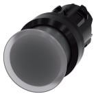 SIEMENS - Pilzdrucktaster, beleuchtet, 22mm, rund, Kunststoff, klar, 30mm