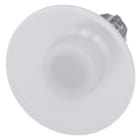 SIEMENS - Pilzdrucktaster, beleuchtet, 22mm, rund, Metall, hochglanz, weiß, 60mm