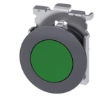 SIEMENS - Drucktaster, 30mm, rund, Metall, matt, grün