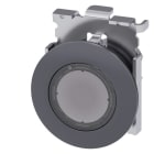 SIEMENS - Drucktaster, beleuchtet, 30mm, rund, Metall, matt, klar
