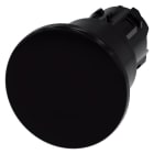 SIEMENS - Pilzdrucktaster, 22mm, rund, Kunststoff, schwarz