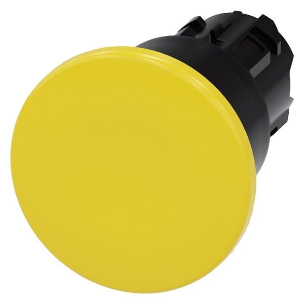 SIEMENS - Pilzdrucktaster, 22mm, rund, Kunststoff, gelb