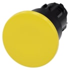 SIEMENS - Pilzdrucktaster, 22mm, rund, Kunststoff, gelb