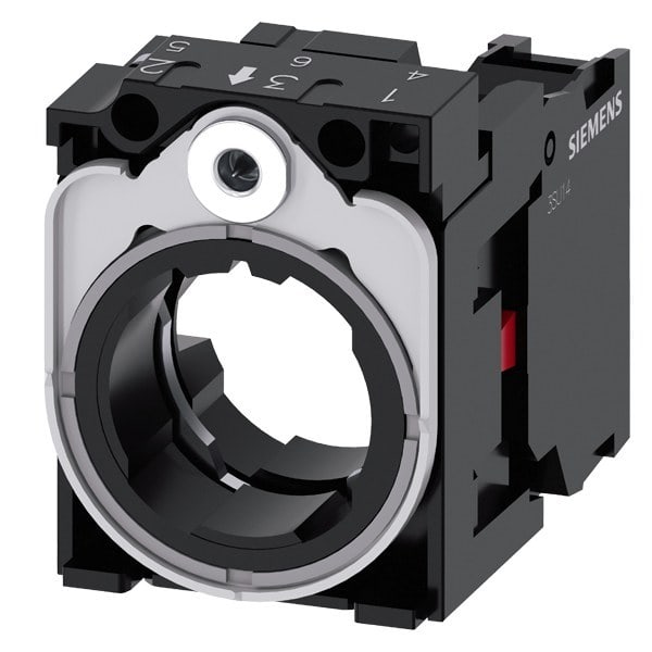 SIEMENS - Halter für 3 Module, Metall, 1Ö