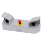 SIEMENS - Zweihand-Bedienpult für Befehlsgeräte, 22mm, rund, 2x1S+1Ö