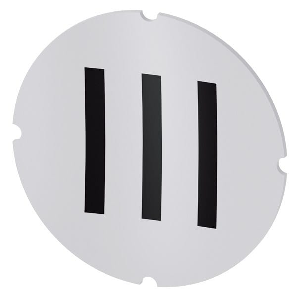 SIEMENS - Einlegeschild für Leuchtdrucktaster, rund, milchig, Symbol: III*