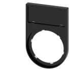 SIEMENS - Schildträger, flach, abgerundet, schwarz, für Bezeichnungsschild 12,5x 27mm