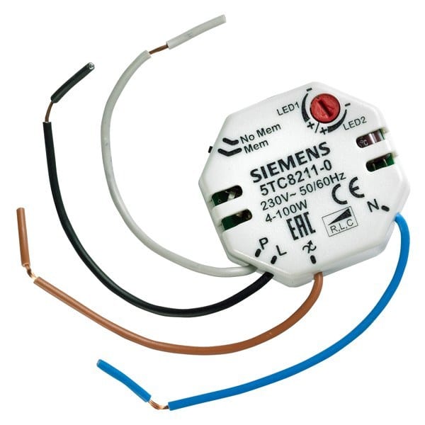 SIEMENS - Dimmer für justierbare LED und elektronische Trafos max.: 100W