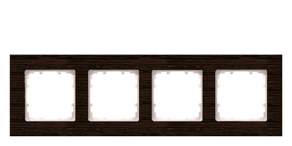 SIEMENS - DELTA miro Holz wenge Rahmen 3-fach, Farbton durch Beizung