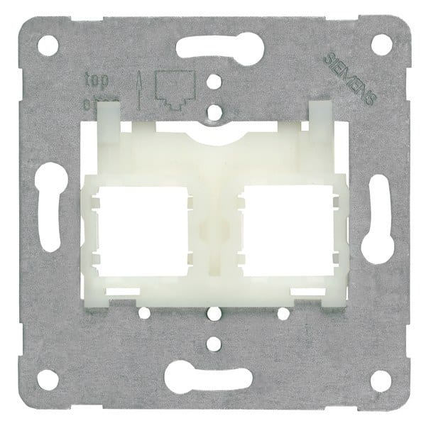 SIEMENS - Tragplatte Modular Jack zur Aufnahme von bis zu 2 Steckverb., transparenter E...